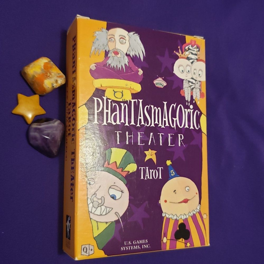 Phantasmagoric Theater Tarot Deck+Booklet U.S.GAMES Out of Print Rare New Sealed